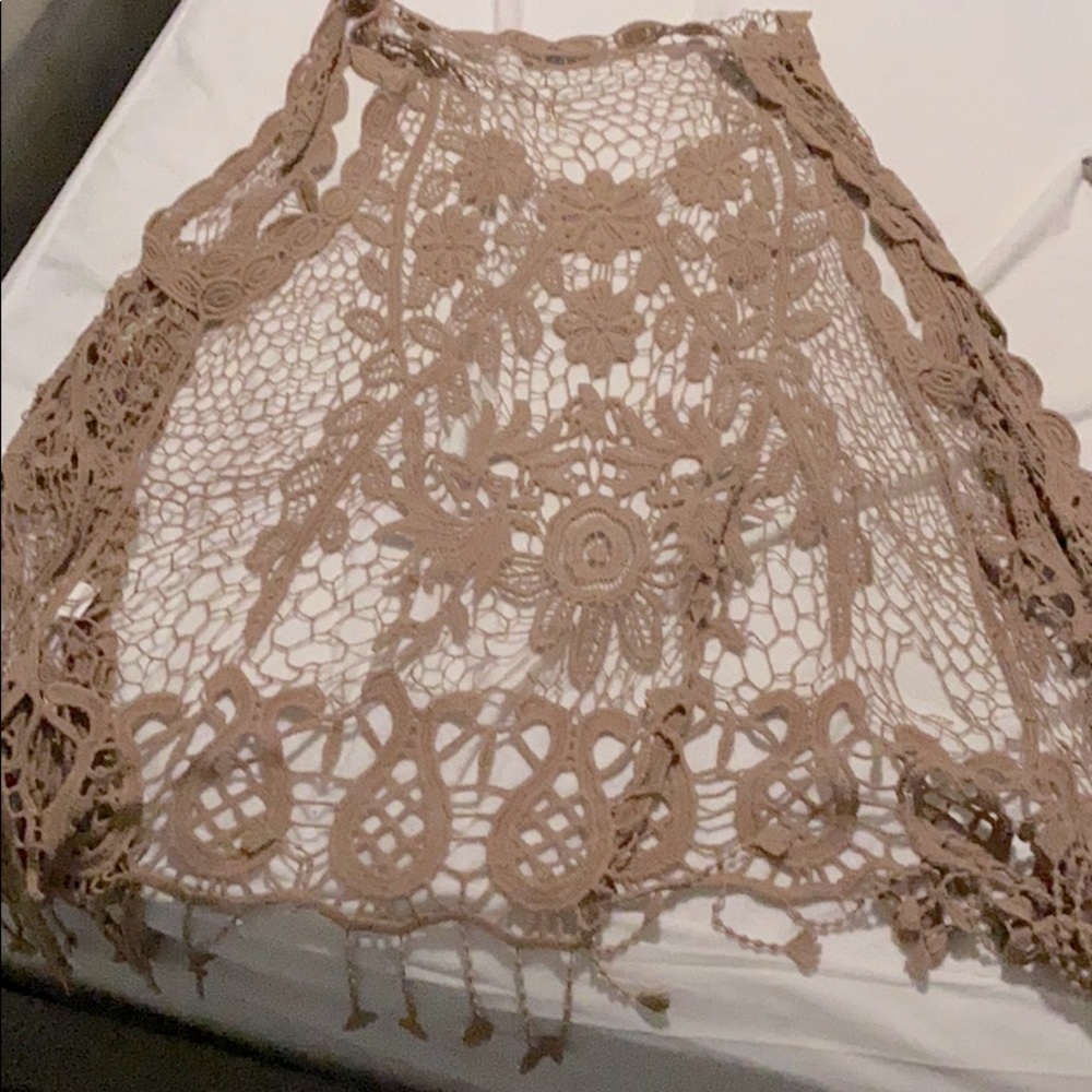 Brown dress cover